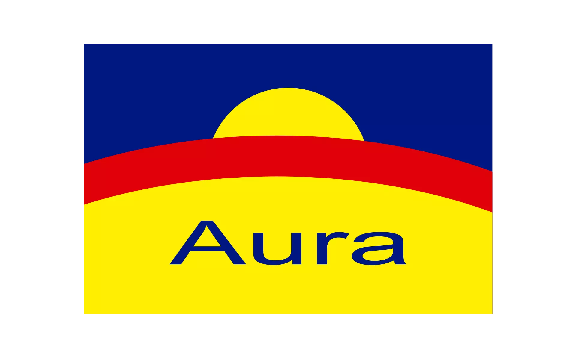 Aura logo bandeira