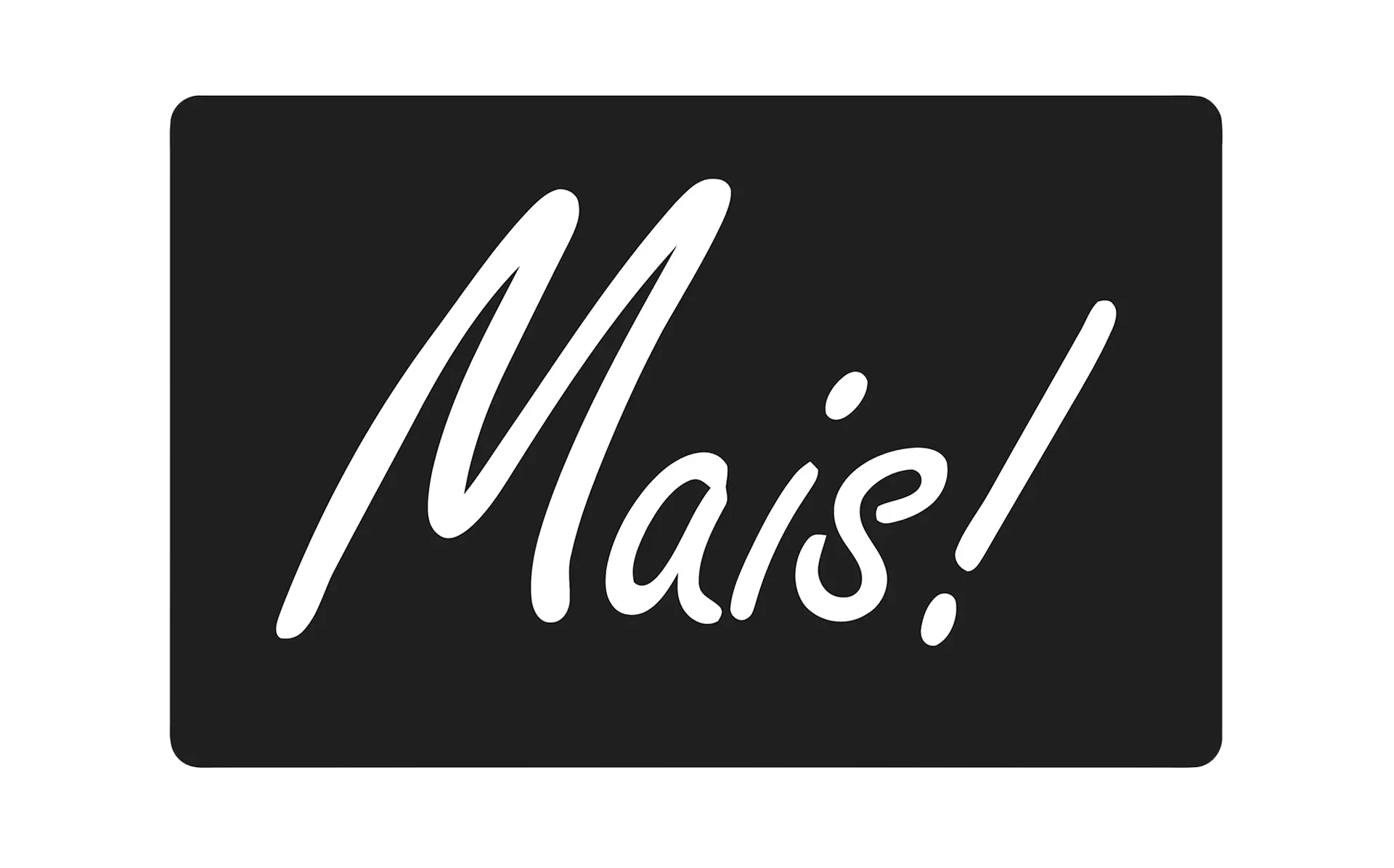 Mais! logo bandeira