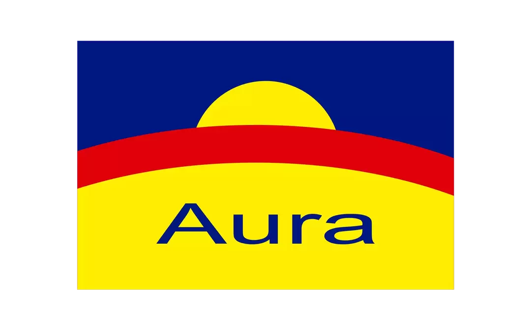 Aura logo bandeira