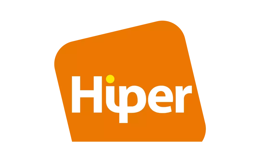Hiper logo bandeira