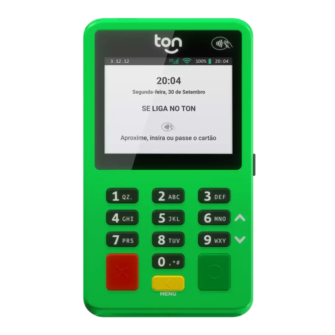 Ton T1 Chip Básico Maquina de cartão